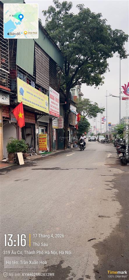 Chính chủ bán mặt phố âu cơ sát cạnh xuân diệu 80m2, sẵn nhà ở ngay giá tốt khu vực