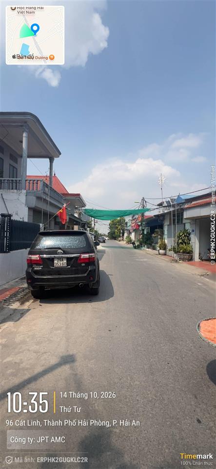Bán nhà hải an, hải phòng 212m², mặt tiền 10m, đường 7m ô tô đỗ cửa, giá 7. x tỷ