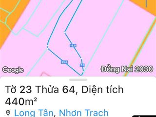 Bán đất nhơn trạch 3 mt đường diện tích lớn đón đầu hạ tầng long thành