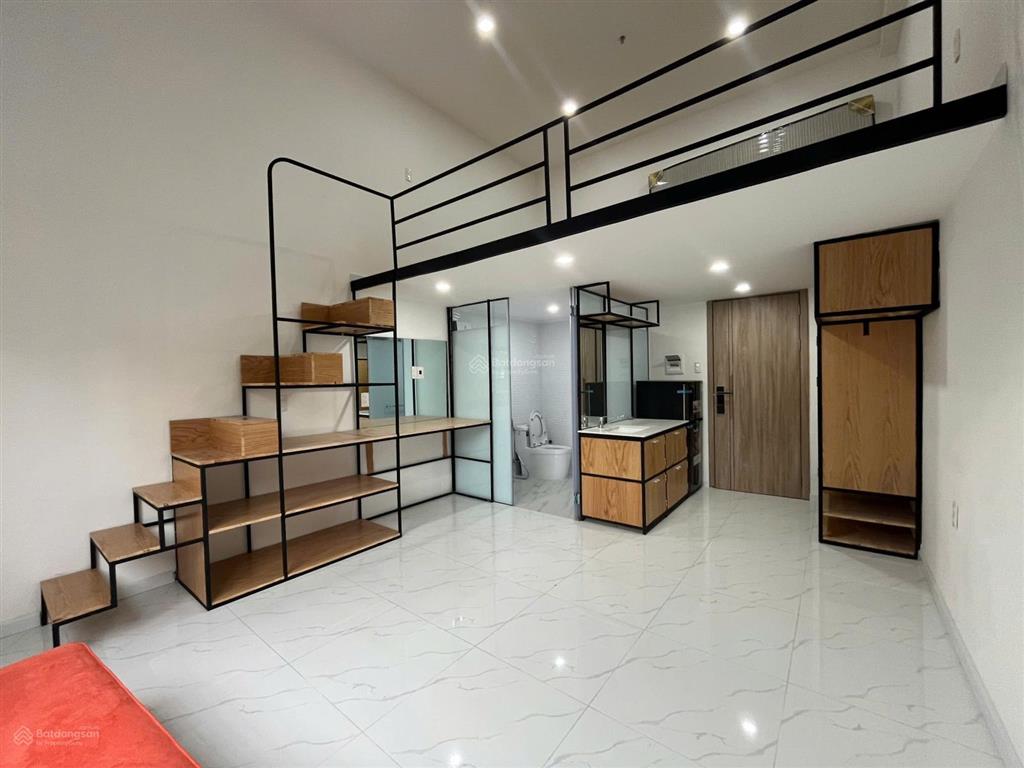 Căn hộ có gác mới 100% full nội thất cho tsv nhận xe điện pet ufm tdtu, nttu sát q4, q1, kcx, secc