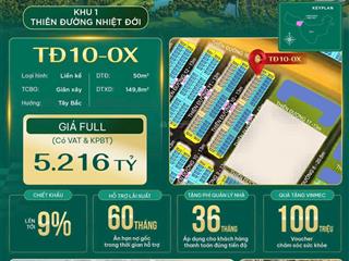 Bán biệt thự view đẹp tại vinhomes global gate hạ long, 6,2 tỷ, 60m2