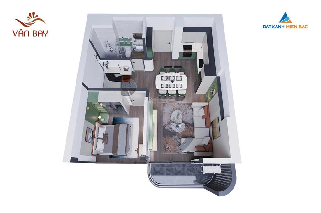 Bán cc đẹp tại vân bay tower, 2,7 tỷ, 47m2, 2pn, 2wc, nhiều tiện ích