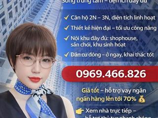 Bán căn hộ 2pn view đẹp,full nội thất và bàn giao c.h thô tại trung tâm tecco thịnh đán thái nguyên