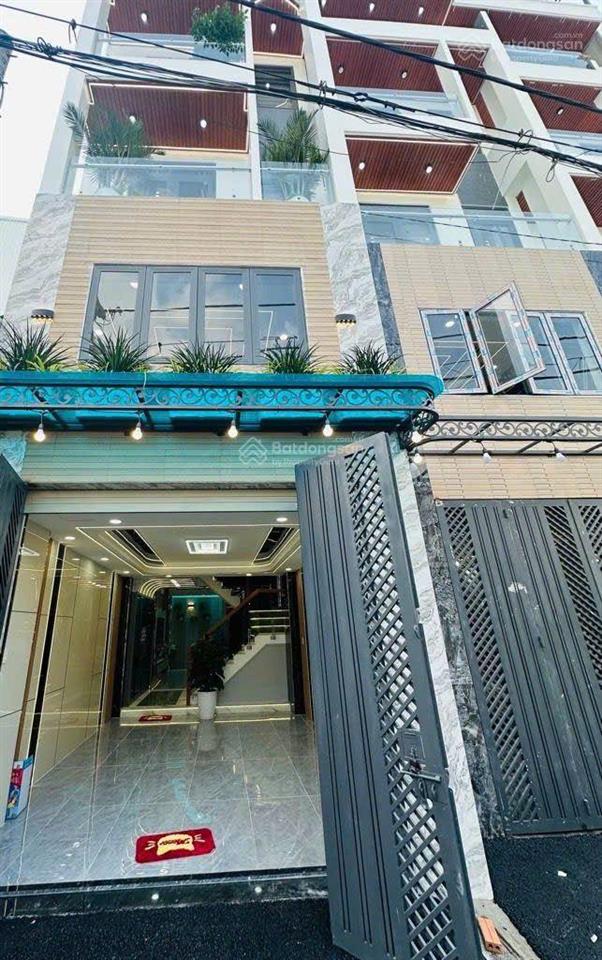 Nhà 5 tầng full nội thất đường thạnh lộc 16, phường thạnh lộc, q12, dt 56m2, đường ôtô giá 7,35tỷ
