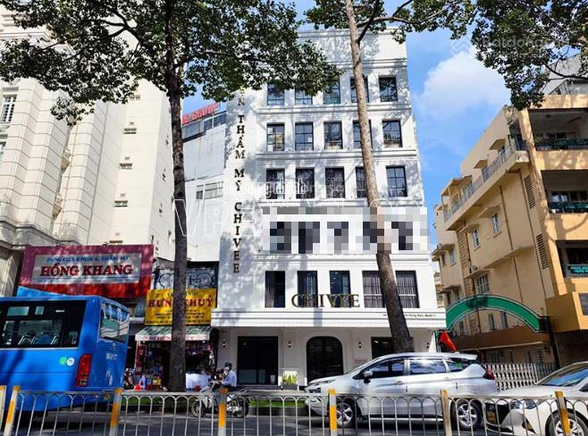 Cho thuê toà nhà góc 2mt 181  183  185 trần hưng đạo, p. cô giang, quận 1