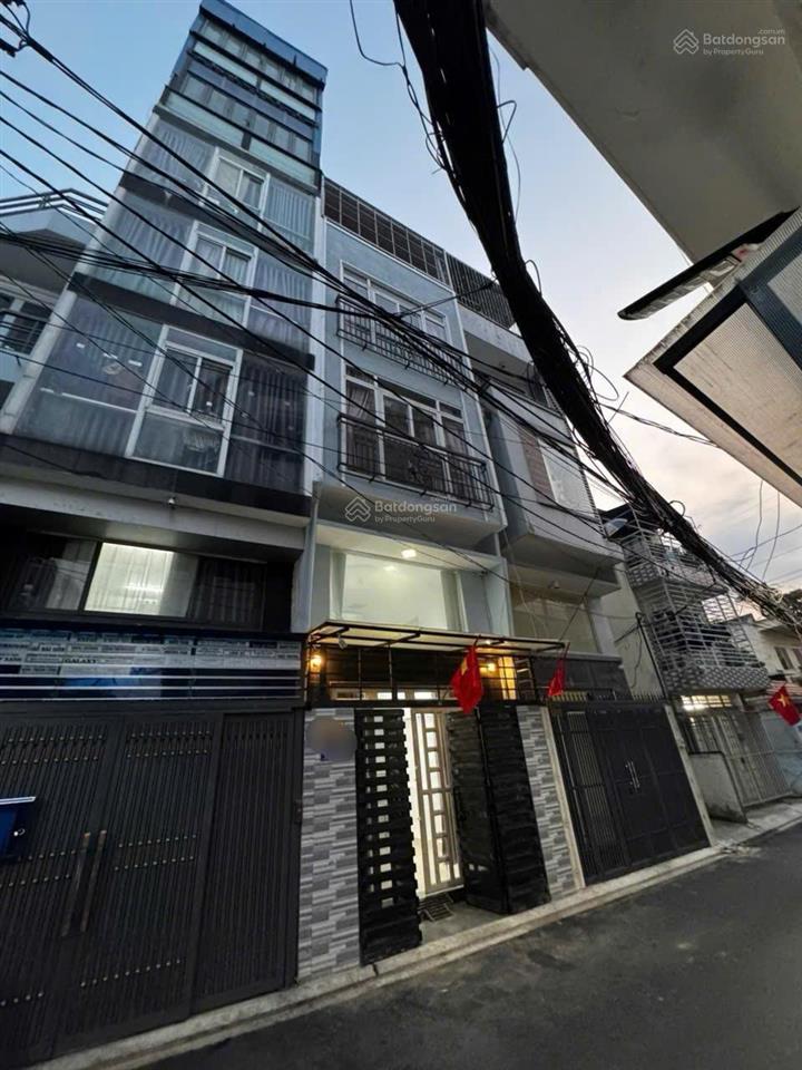 Bán nhà hxh hoàng hoa thám giáp phú nhuận + 5 tầng + 50m2 cho thuê 28tr/tháng giá 9,5 tỷ tl