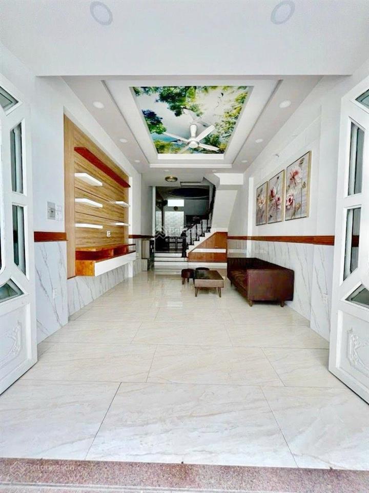 Quang trung  hẻm xe hơi 6m có vỉa hè  khu đồng bộ vip  4 tầng mới 5pn  60m2(4x15)  chỉ 7,55 ty