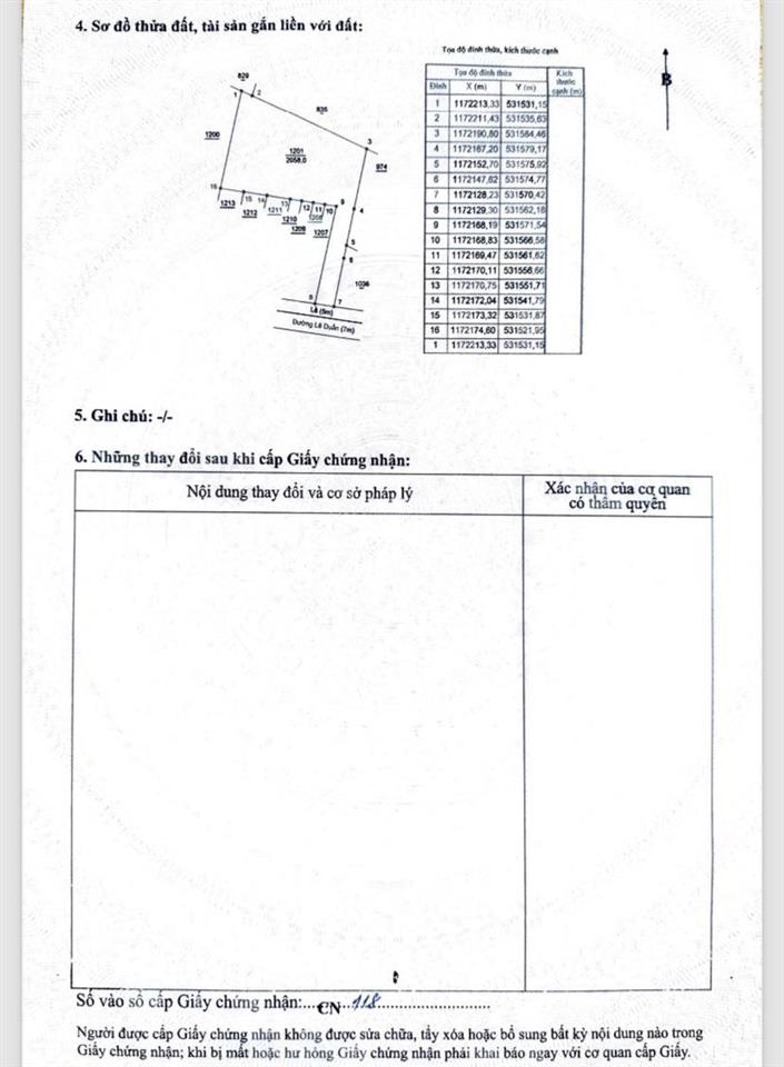 Bán đất đường lê duẩn diện tích lớn 5257m2 giá 49.5tỷ