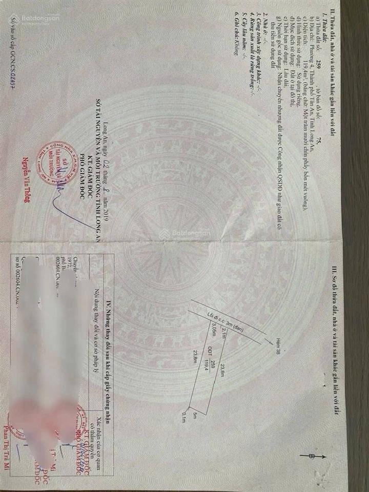 Bán đất tại mặt tiền lê duẩn diện tích 5656m2 giá 55tỷ