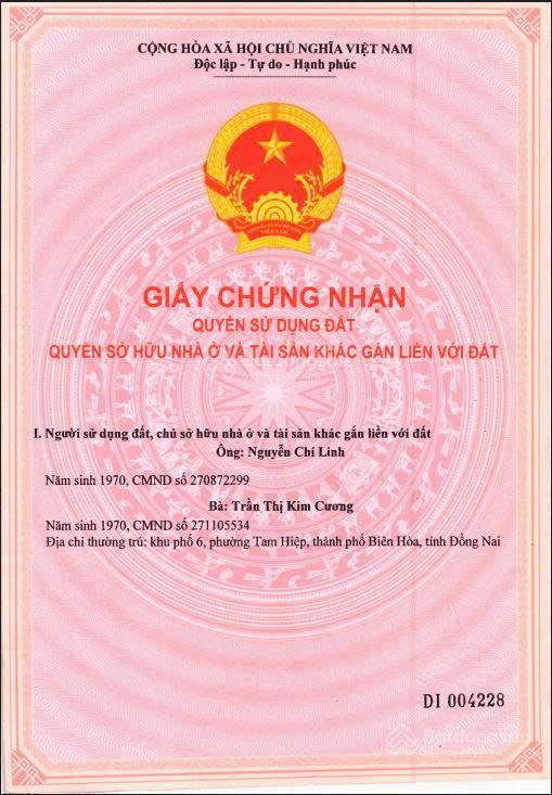 Đất chính chủ hưng thịnh  trảng bom sổ riêng giá tốt có quy hoạch đường tăng giá