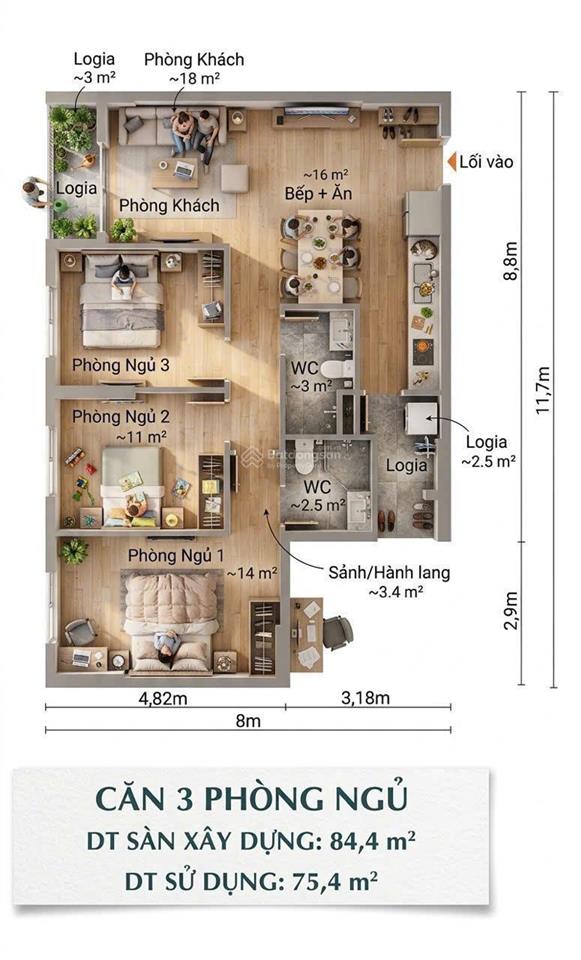 Nhà ở xã hội trung tâm biên hòa | chỉ từ 200 triệu nhận căn hộ gần kcn amata