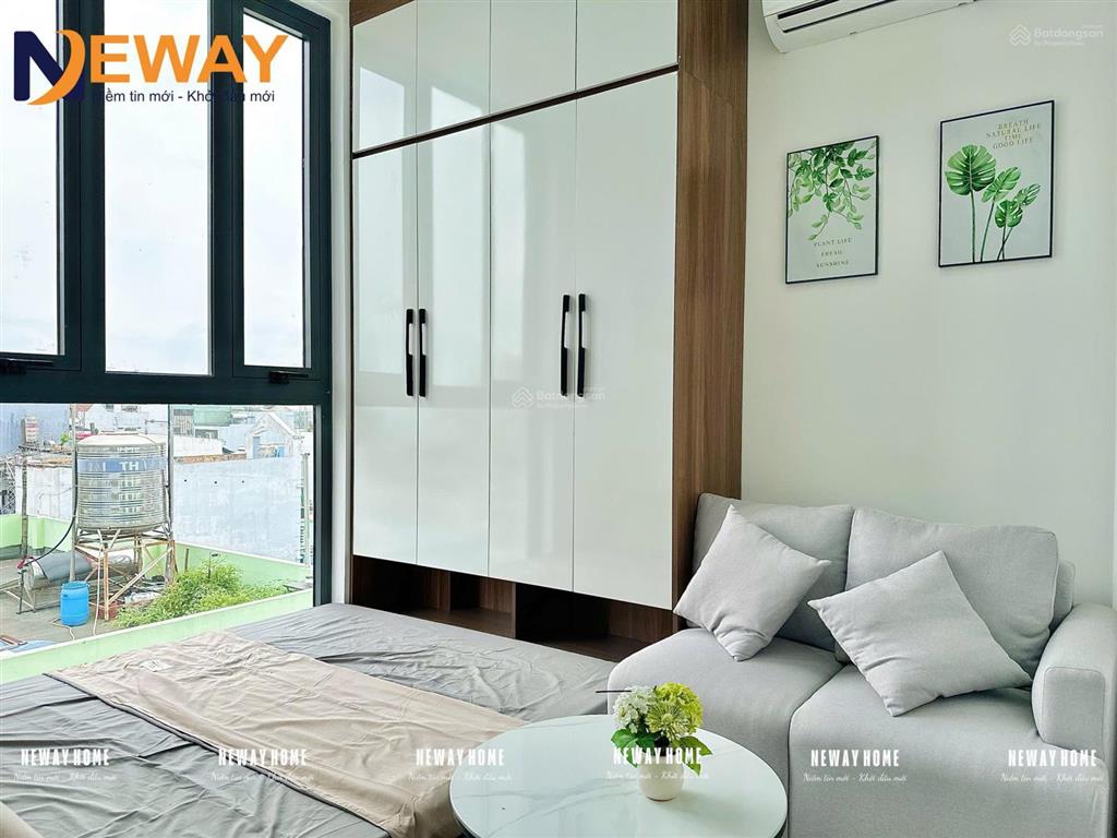 Studio ban công 30m2 đầy đủ nội thất  luỹ bán bích  mới xây cực đẹp  nhanh tay gọi ngay