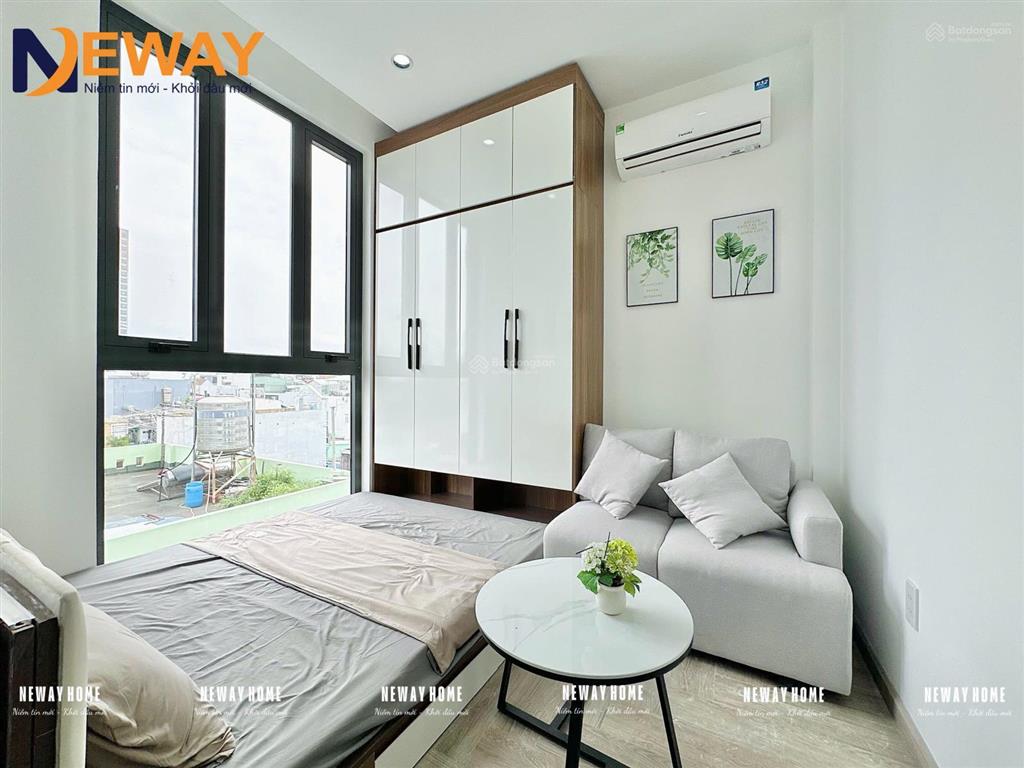 Studio ban công 30m2 đầy đủ nội thất  luỹ bán bích  mới xây cực đẹp  nhanh tay gọi ngay