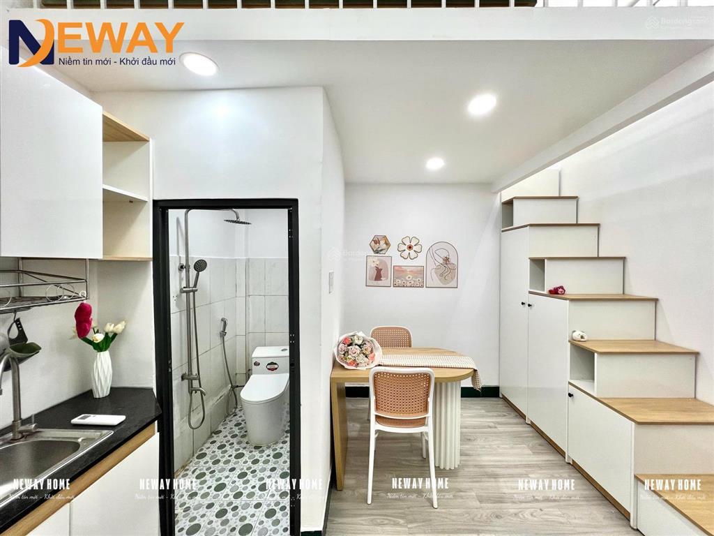 Đối diện aeon tân phú  căn hộ full nội thất đẹp lung linh  dãy trọ trệt hiếm giờ giấc tự do 30m2