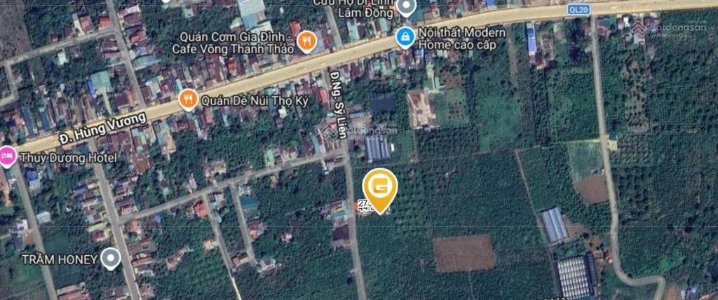 Chính chủ cần bán đất đường nguyễn sỹ liên di linh, 273m2, đất đẹp. sổ hồng chính chủ