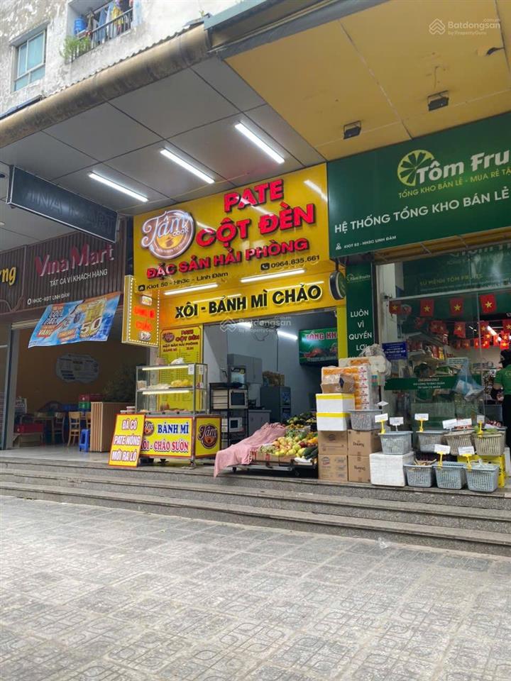 Cho thuê ki ốt hh3c linh đàm, khu dân cư đông đúc nhộn nhịp
