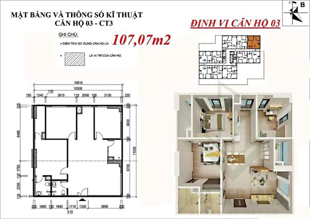 Chính chủ bán ch 107m2 toà x2 đại kim căn góc 3pn, 2wc căn góc view thoáng sổ đỏ đầy đủ 71tr/m2