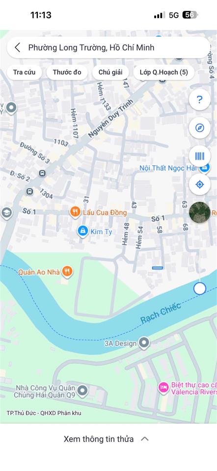 Cần bán lô đất đẹp đường số 1, long trường, q9 gần cầu ông nhiêu
