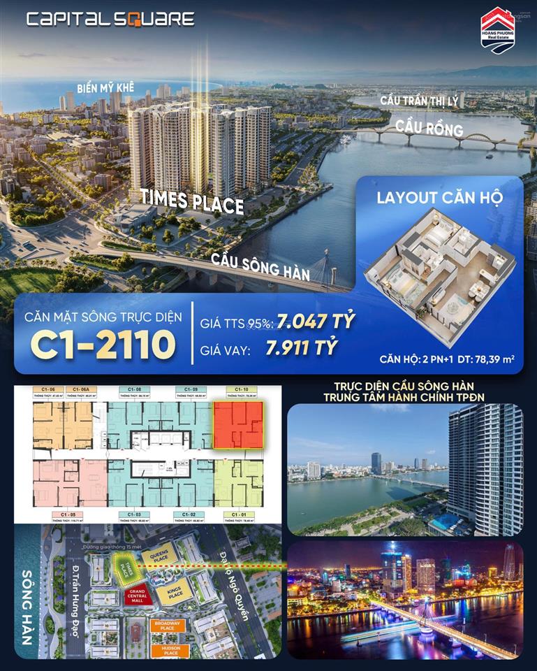 Căn hộ hot nhất lúc này c12110 tòa times place | capital square