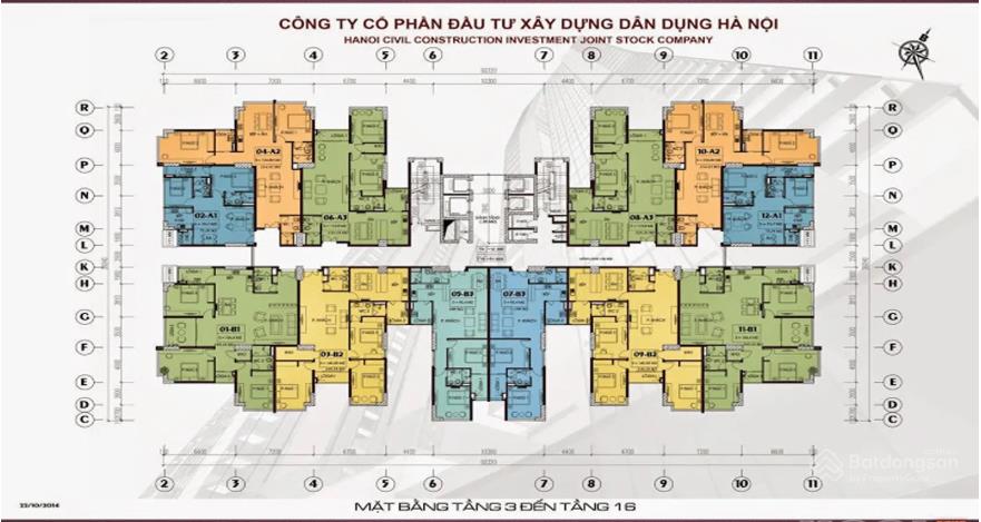 Bán căn hộ yên hòa sunshine  9 vũ phạm hàm, 114m2, có 2pn giá 90tr/m2
