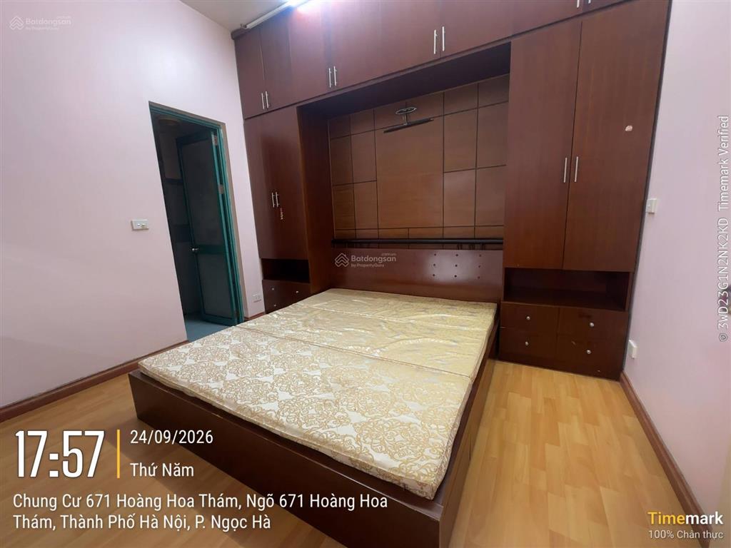 Cho thuê căn hộ 671 hoàng hoa thám, 80m có 2pn 2wc giá 12tr/tháng