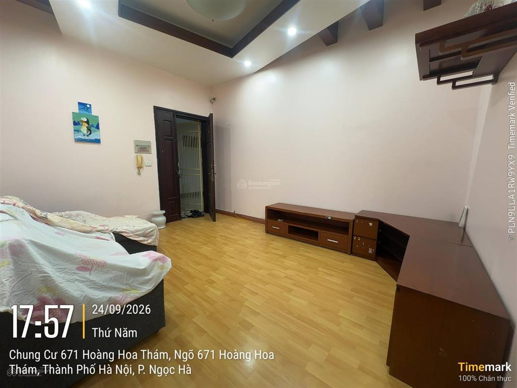 Cho thuê căn hộ 671 hoàng hoa thám, 80m có 2pn 2wc giá 12tr/tháng