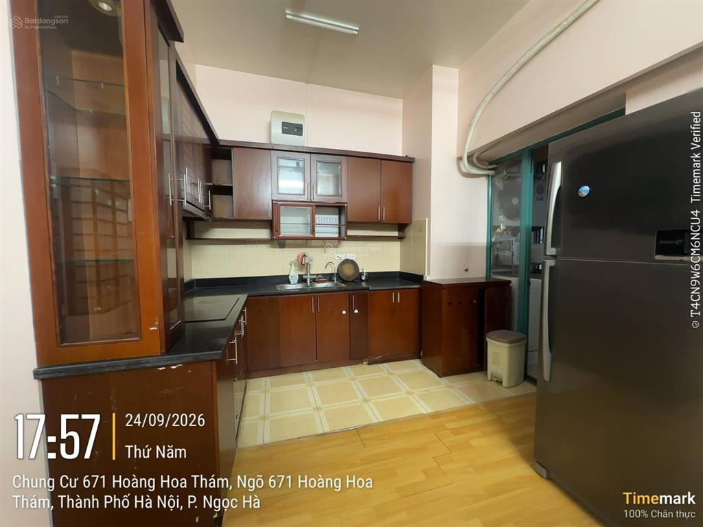 Cho thuê căn hộ 671 hoàng hoa thám, 80m có 2pn 2wc giá 12tr/tháng