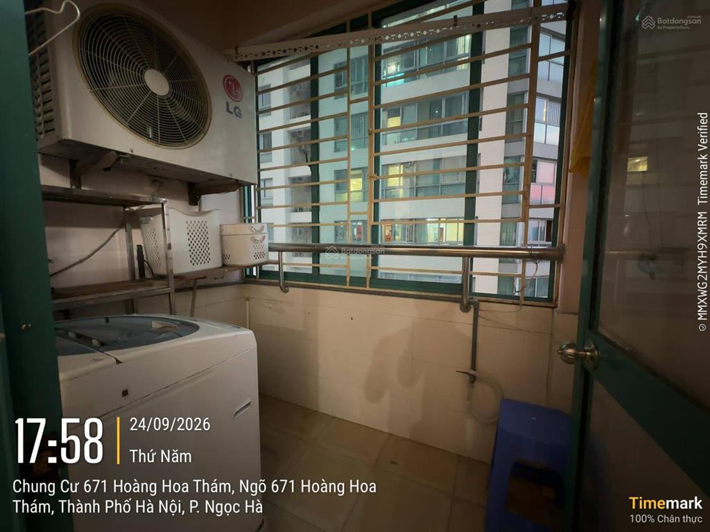 Cho thuê căn hộ 671 hoàng hoa thám, 80m có 2pn 2wc giá 12tr/tháng