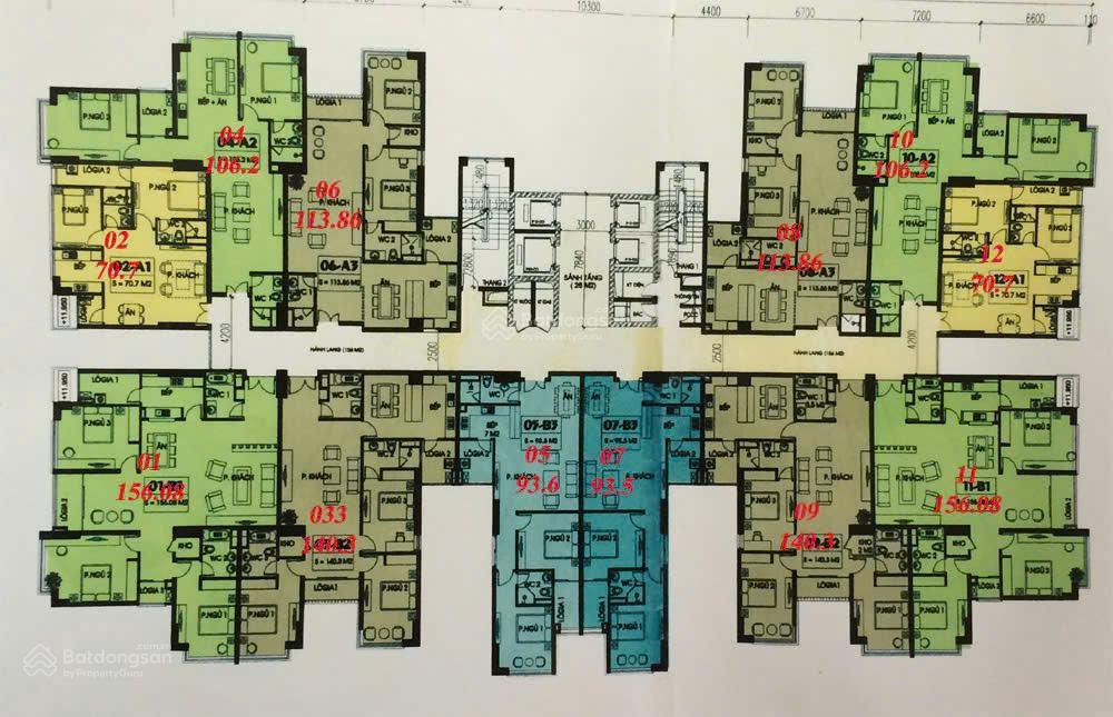 Bán căn hộ yên hoà sunshine 2 căn số 1202, 71m2 có 2 phòng ngủ giá hợp lý