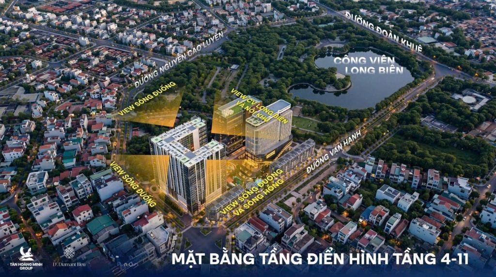 Căn hộ cao cấp d . diamant bleu tại hà nội giá chỉ 110 tr/m2