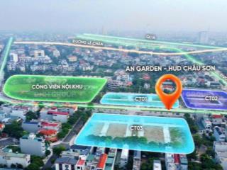 Liền kề lô góc siêu VIP tại Hud Châu Sơn - giá chỉ từ hơn 50tr/m2