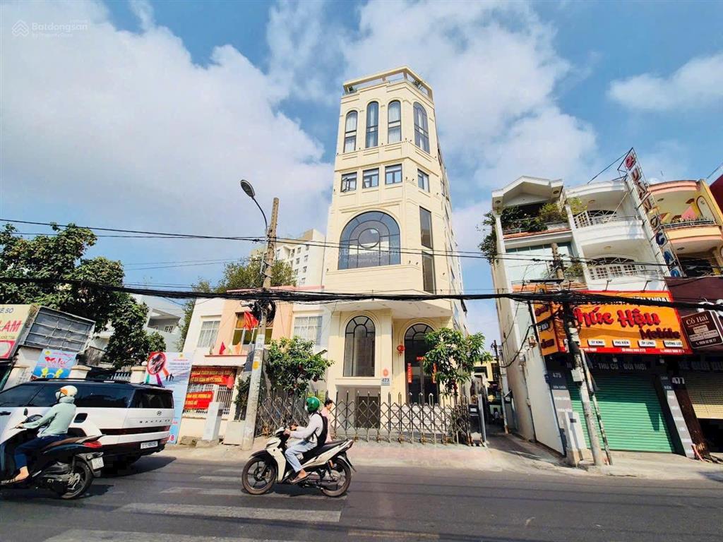 Bán nhà 2 mặt tiền đường lê quang định, gò vấp. gần phan văn trị. hầm, lửng, 6 tầng