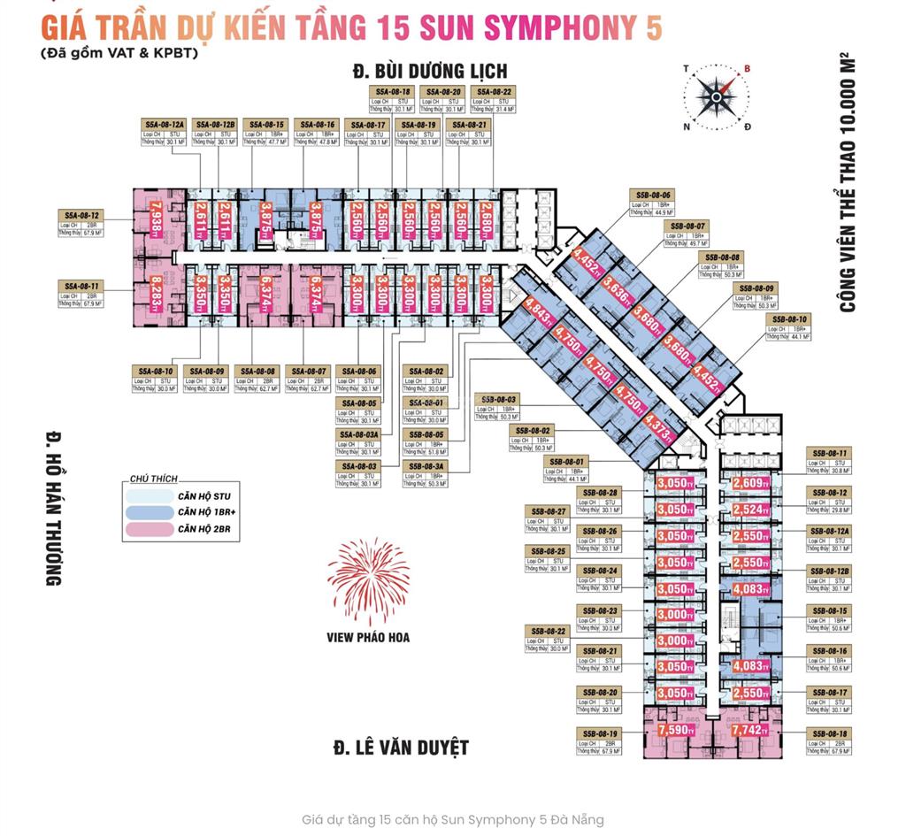 Sun symphony 5  chính thức nhận booking  đã có mức giá trần chỉ từ 2,1 tỷ  ck tốt giai đoạn đầu