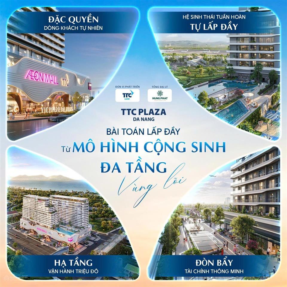 Ttc plaza đóng 20% nhận nhà sống ngay trên aeon mall đà nẵng