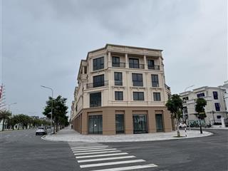 Cho thuê shop lô góc 3 mặt tiền đường hạnh phúc  vinhomes vũ yên (193m², thông sàn)