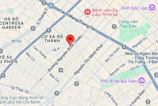 Cho thuê nhà mặt tiền 612 nguyễn đình chiểu quận 3 (ngang 7m)