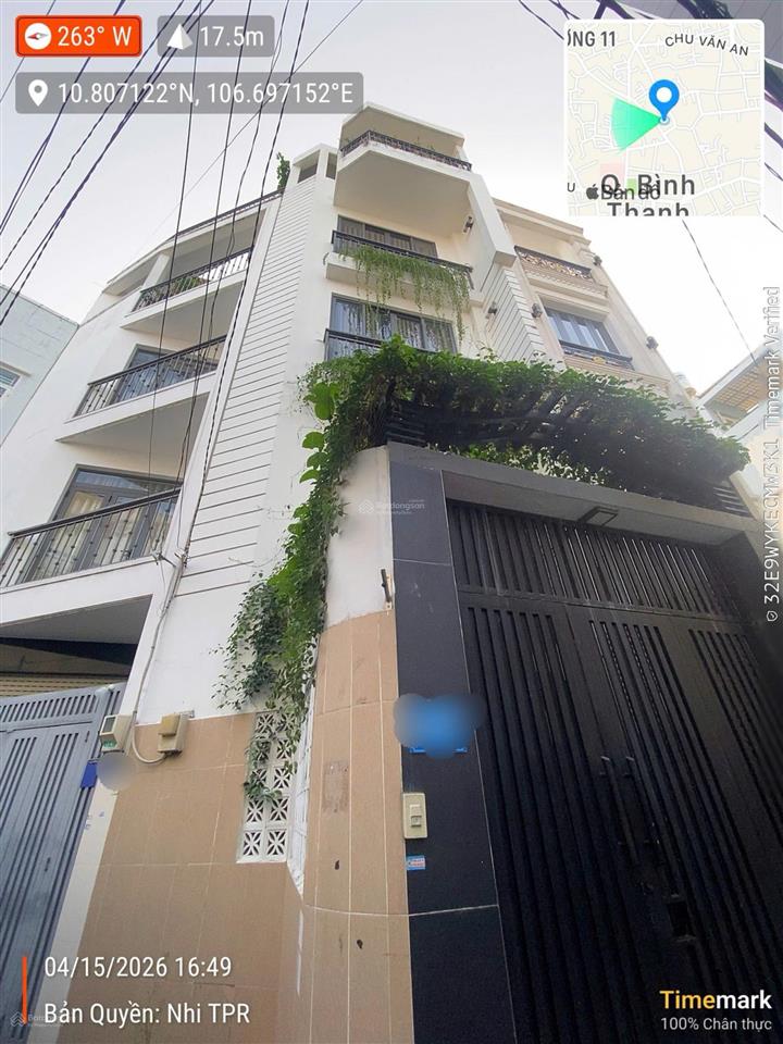 Nhà siêu đẹp! 5tầng (5x13,5m) hẻm ôto phan văn trị  lê quang định sát chợ bà chiểu giá chỉ 8 tỷ tl