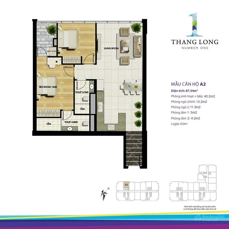 Bán căn hộ 87m tòa a thăng long number one | 9 tỷ bao phí | sổ hồng vĩnh viễn