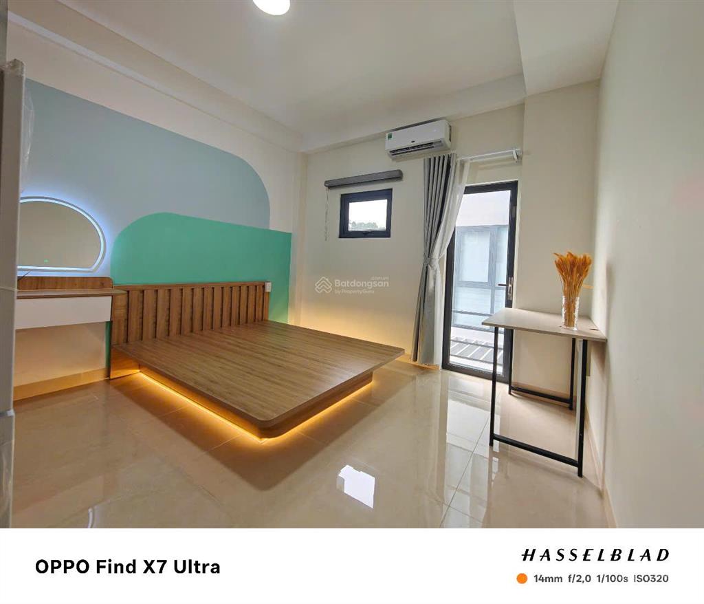 Căn hộ studio sạch sẽ, khu dân cư văn minh. nhiều cây xanh và yên tĩnh