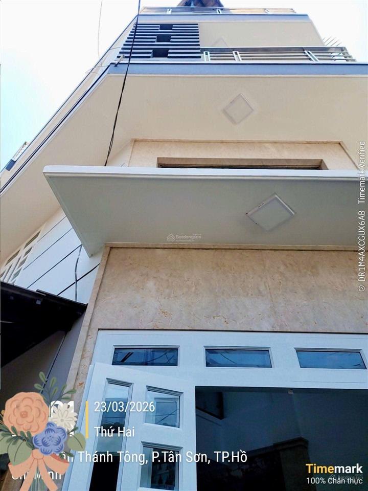 Bán nhà riêng 4 tầng đường trần thánh tông q tân bình dt76m2 giá  8tỷ