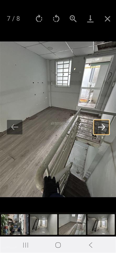 Bán nhà riêng 2 tầng cách mạng tháng8 q10 dt 24.5m2 giá 4.45tỷ