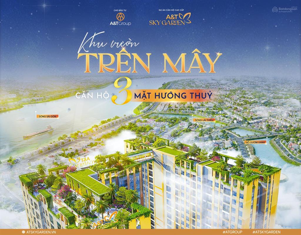 Chỉ 6tr/tháng thuê căn hộ cao cấp mới tinh a&t sky garden (tặng 3 tháng phí ql)