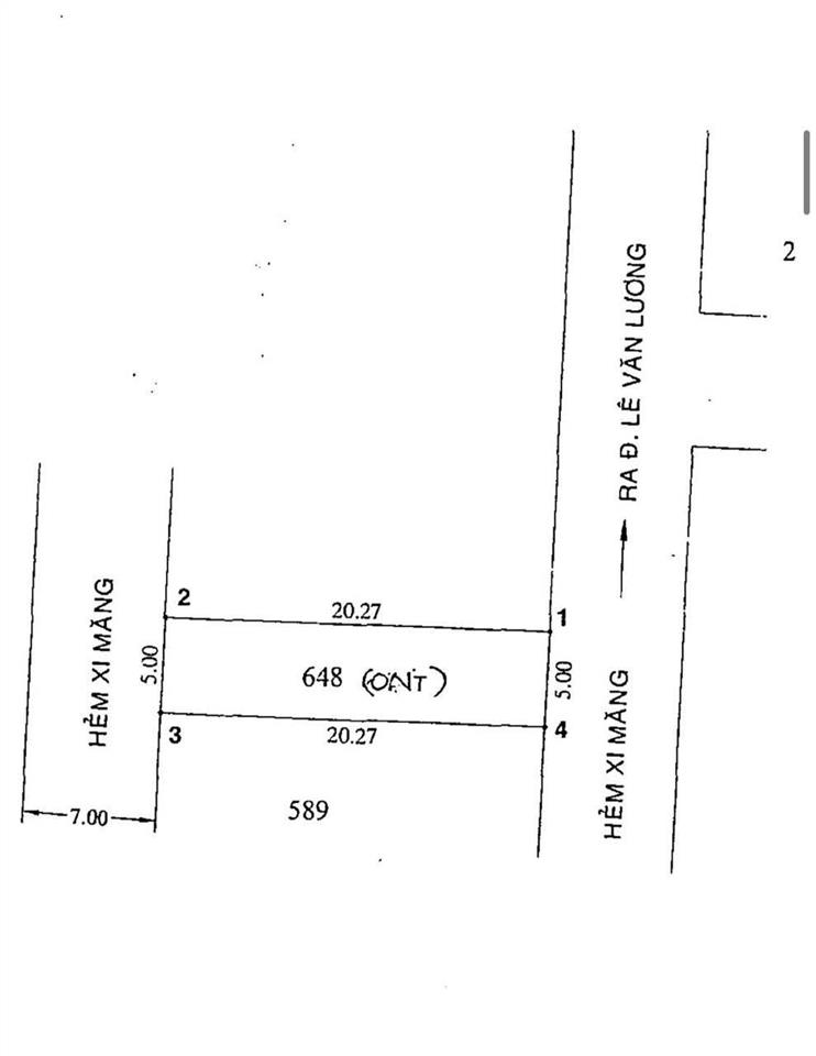 Bán đất tại lê văn lương, nhà bè, giá ưu đãi  vnđ, diện tích 101.3m2.