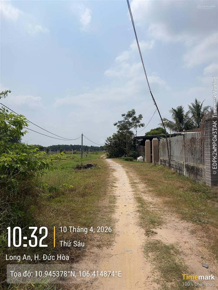 Ngân hàng thanh lý tài sản tại xã tân mỹ, huyện đức hoà, tỉnh long an (tây ninh)  2.388 tỷ