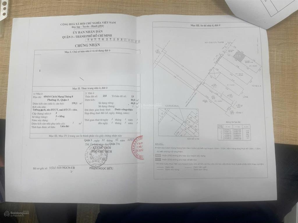 Ngân hàng thanh lý tài sản 656/14 cmt8, phường 11, quận 3 ( phường nhiêu lộc, tp hcm).