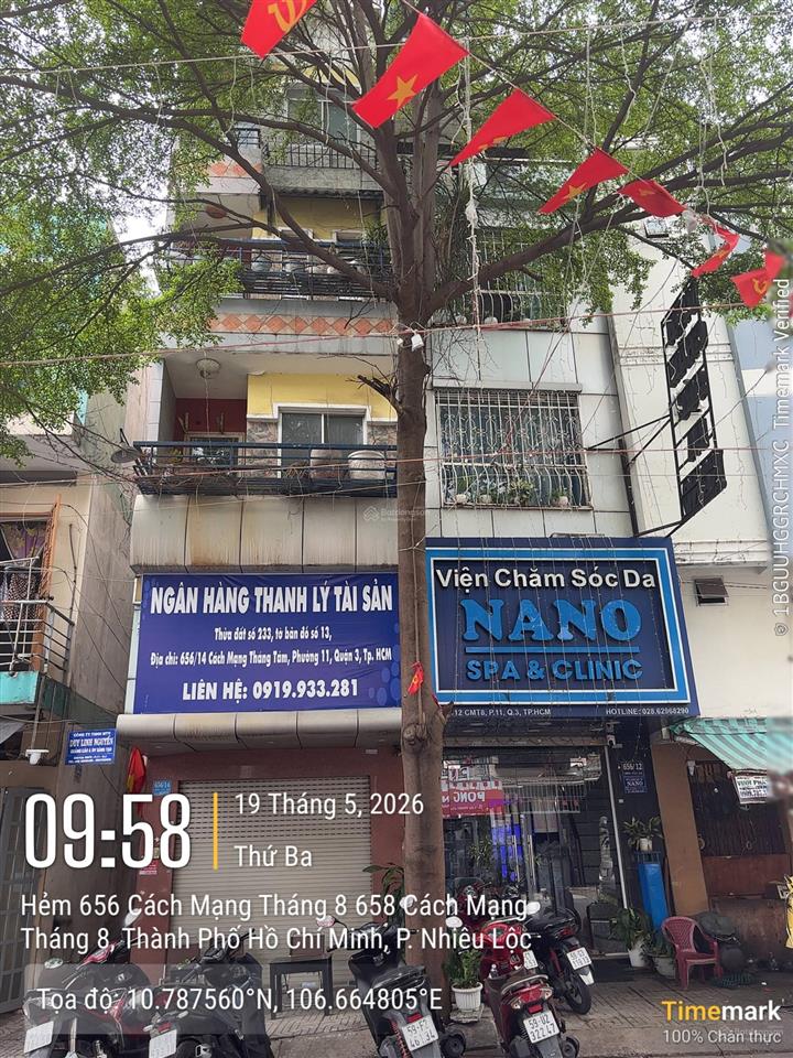 Ngân hàng thanh lý tài sản 656/14 cmt8, phường 11, quận 3 ( phường nhiêu lộc, tp hcm).