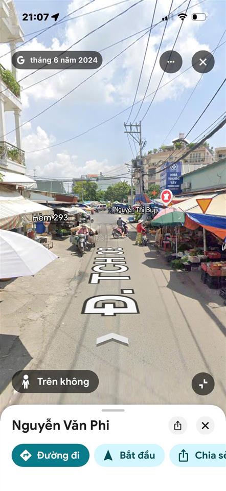 Ngân hàng thanh lý tài sản nhà đất mặt tiền đường tân chánh hiệp 3  quận 12 (ngay chợ)