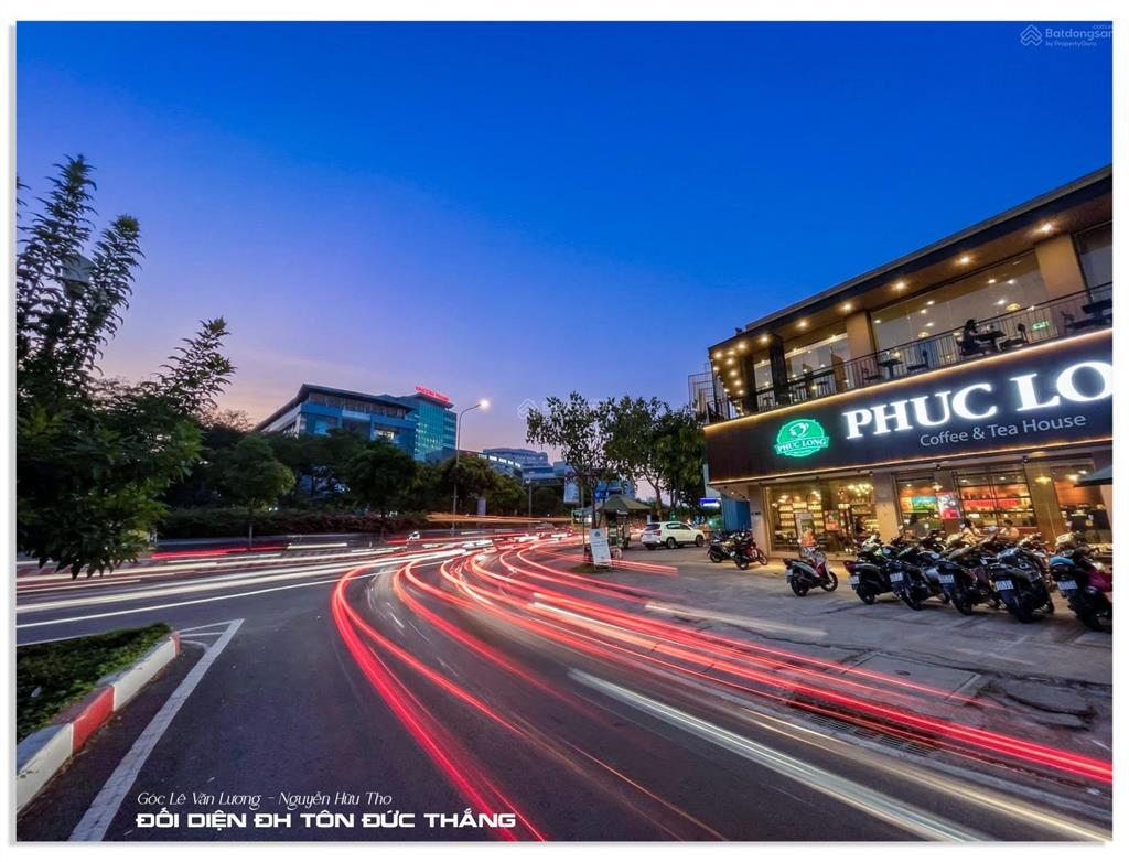 Mặt tiền 5x23m (133m2) lê văn lương q7 đối diện đại học rmit, giá 20,8 tỷ (~ 150 triệu/m2)