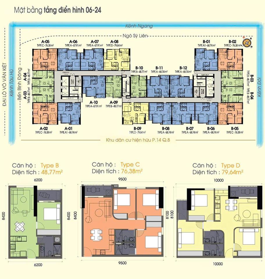 Giỏ hàng độc quyền 10 căn giá tốt nhất hiện tại tháng 04 aurora residences quận 8
