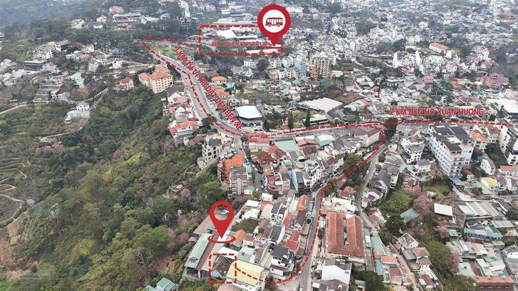 View thung lũng & một dòng tiền sẵn có